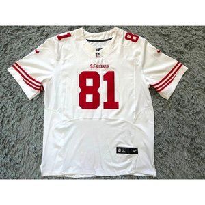 Anquan Boldin #81 White Football NFL On Field Nike Jersey Size 52 (XXL) San Fran